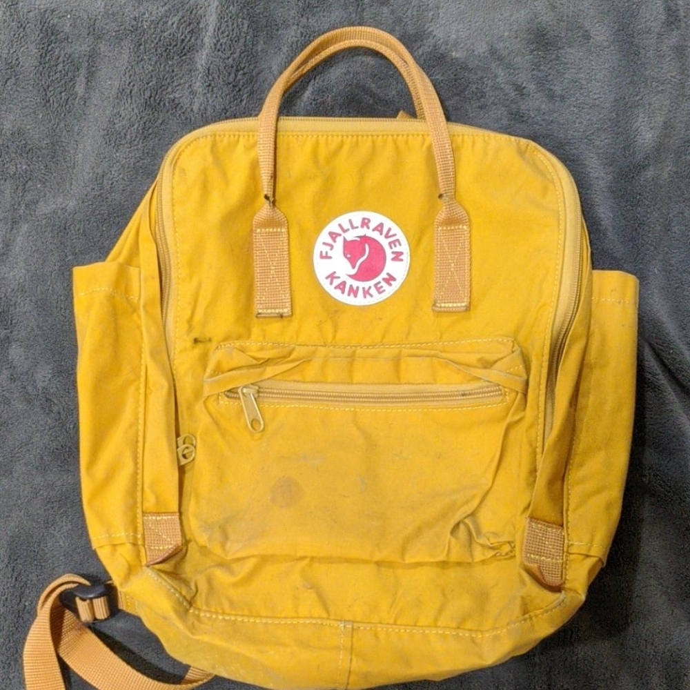 Fjallraven Kanken Yellow Backpack